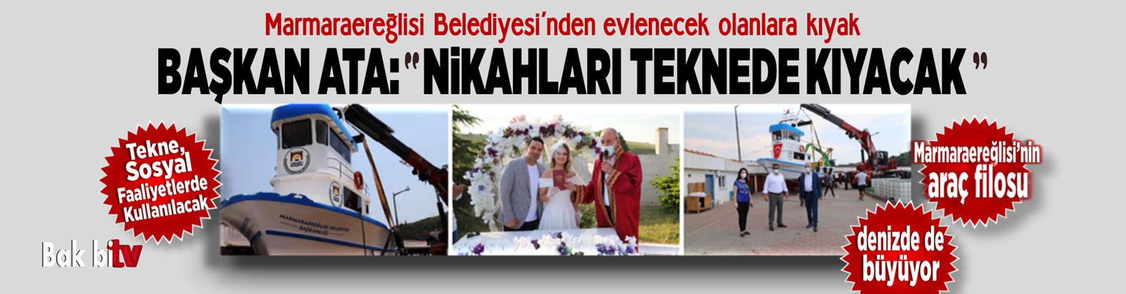MARMARAEREĞLİSİ BELEDİYESİ ARAÇ FİLOSU, GENİŞLEMEYE DEVAM EDİYOR