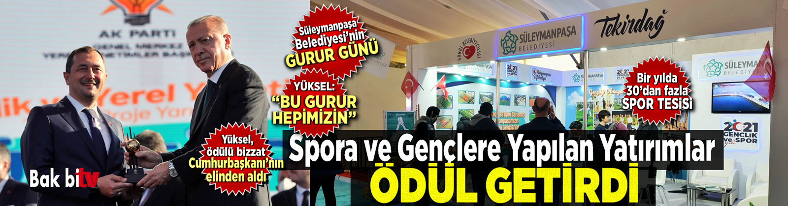 SÜLEYMANPAŞA BELEDİYESİ’NİN GURUR GÜNÜ