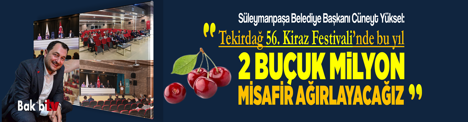 TEKİRDAĞ KİRAZ FESTİVALİ İCRA KURULU TOPLANDI