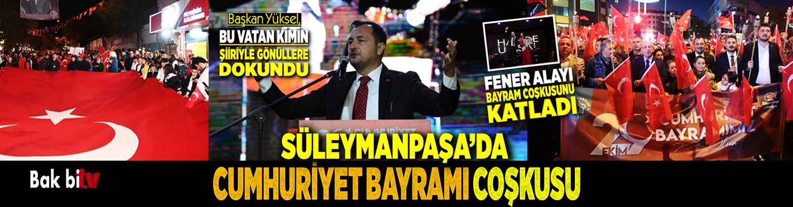 SÜLEYMANPAŞA’DA CUMHURİYET BAYRAMI COŞKUSU HANDE ÜNSAL KONSERİ İLE TAÇLANDI