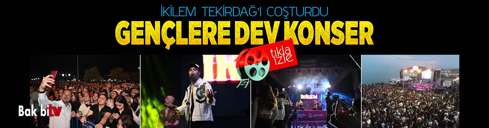 SÜLEYMANPAŞA BELEDİYE BAŞKANINDAN GENÇLERE DEV KONSER