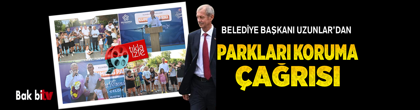 KUMBAĞ PARKI TÖRENLE AÇILDI