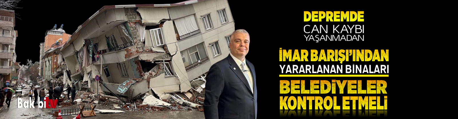METİNER, İMAR BARIŞINDAN YARARLANAN BİNALARDA DEPREM GERÇEĞİNE DİKKAT ÇEKTİ