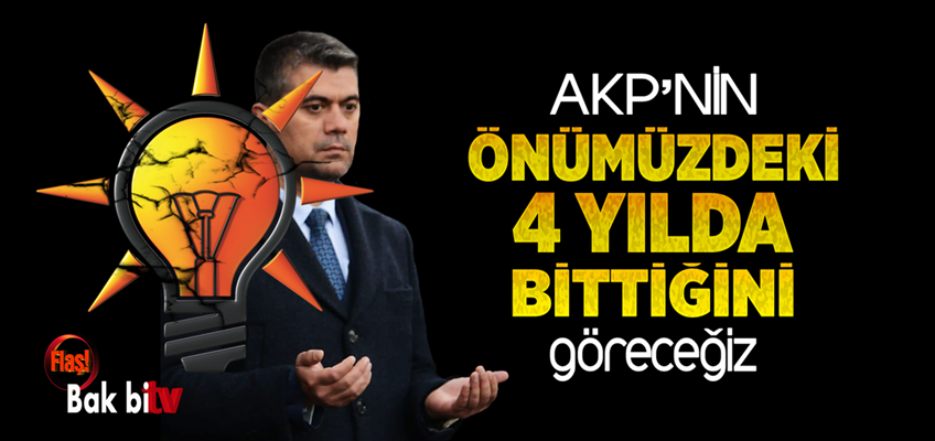 TEKİRDAĞ AKP’NİN ÖNÜMÜZDEKİ 4 YILDA BİTTİĞİNİN RESMİ