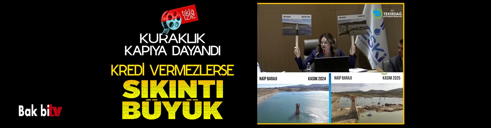 TEKİRDAĞ’DA KURAKLIK KAPIYA DAYANDI. KREDİ VERMEZLERSE SIKINTI BÜYÜK