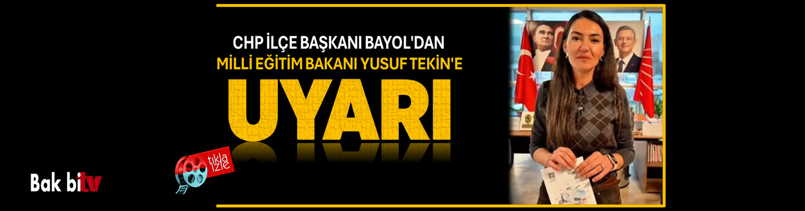 CHP İLÇE BAŞKANI BAYOL